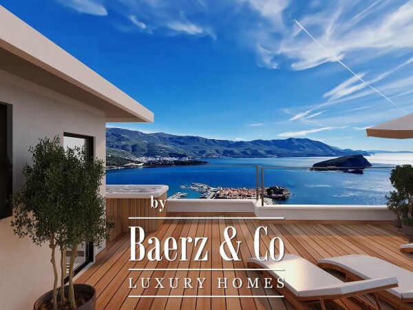 photo 2 Seaview Penthouse in Budva with Rooftop Terrace