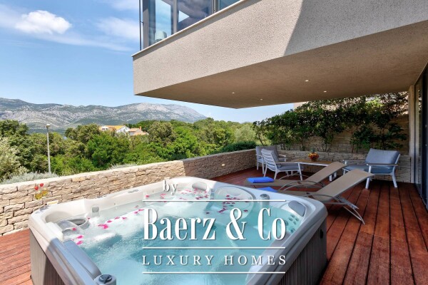 photo 34 Korčula, luxurious modern villa with sea view, unique offer