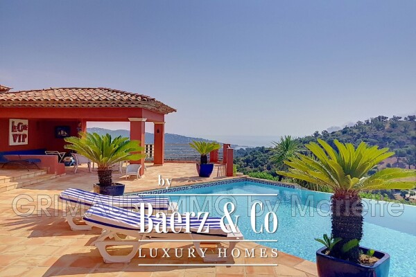 photo 4 Triple panoramic sea view for this beautiful villa with pool