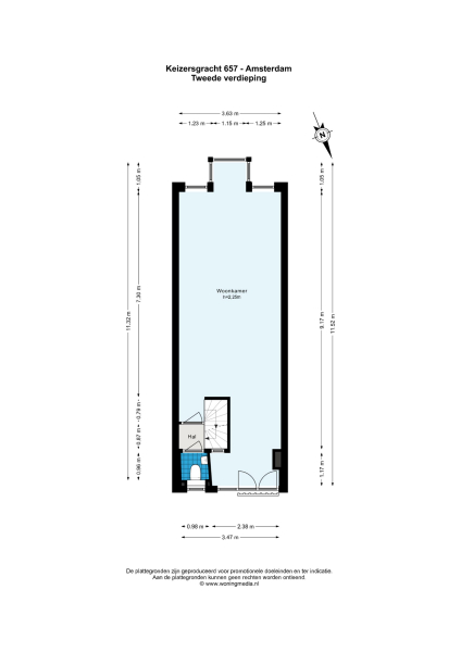 Floor Plan 6 - Keizersgracht 657