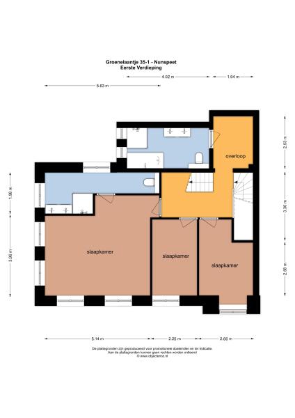 Floor Plan 2 - Groenelaantje 35 a