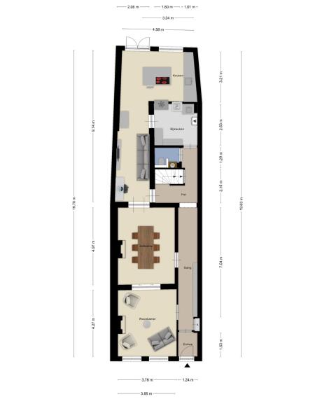 Floor Plan 1 - Lievevrouwestraat 54