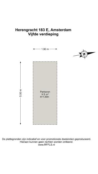 Floor Plan 10 - Herengracht 183 E