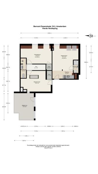 Floor Plan 3 - Bernard Zweerskade 19 3