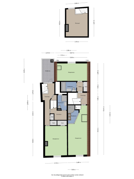 Floor Plan 3 - Dwars Koornbrugsteeg 8
