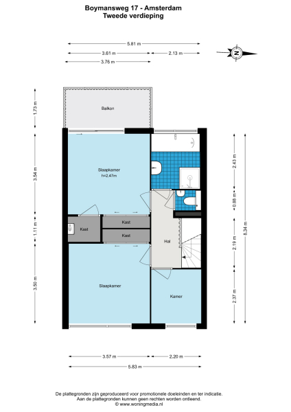 Floor Plan 4 - Boymansweg 17