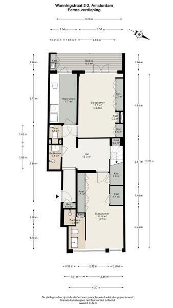Floor Plan 3 - Wanningstraat 2 2
