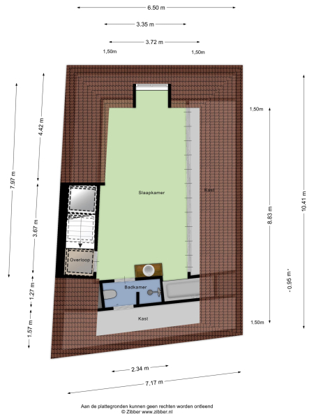 Floor Plan 3 - Sint Jacobstraat 31