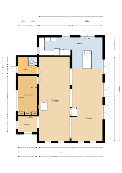 Floor Plan 2 - Tienboerenweg 22 A