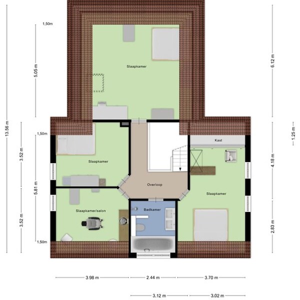 Floor Plan 2 - Verlengde Spoorlaan 12