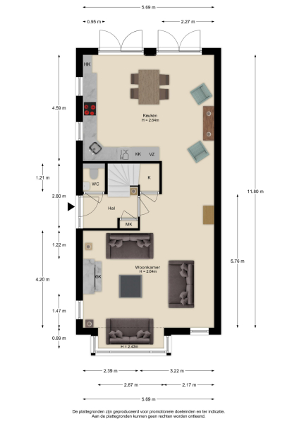 Floor Plan 3 - Deventerstraat 492