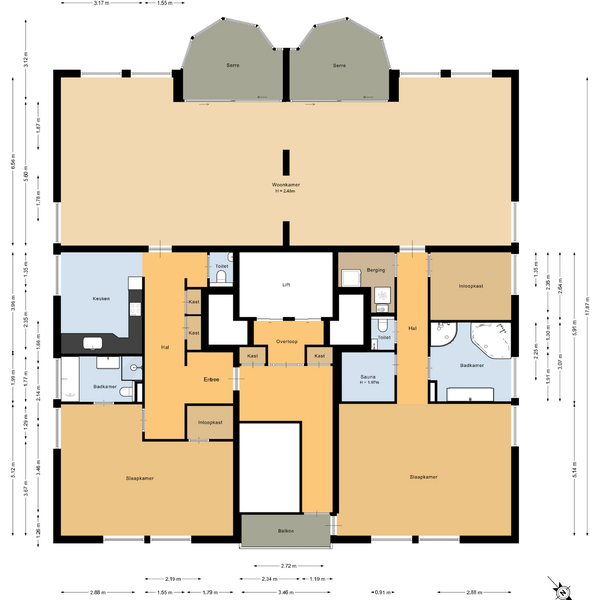 Floor Plan 2 - Zwolsestraat 11 B