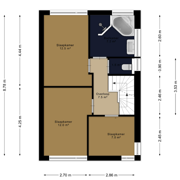 Floor Plan 2 - Distelstraat 7